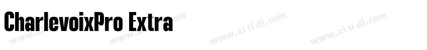 CharlevoixPro Extra字体转换